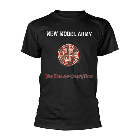 THUNDER AND CONSOLATION (BLACK) - Mens Tshirts (NEW MODEL ARMY)