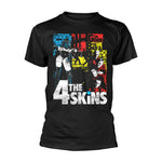 THE GOOD THE BAD & THE 4 SKINS (BLACK) - Mens Tshirts (4 SKINS)