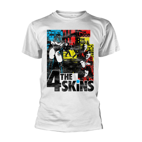 THE GOOD THE BAD & THE 4 SKINS (WHITE) - Mens Tshirts (4 SKINS, THE)