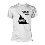 BANNED FROM THE PUBS (WHITE) - Mens Tshirts (PETER & THE TEST TUBE BABIES)