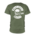 SKULL LOGO POCKET (OLIVE) - Mens Tshirts (BLACK LABEL SOCIETY)