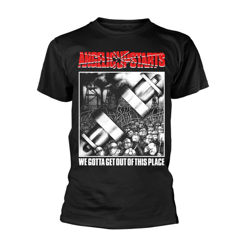 WE GOTTA GET OUT OF THIS PLACE - Mens Tshirts (ANGELIC UPSTARTS)