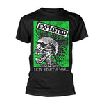 LET'S START A WAR (SKULL) - Mens Tshirts (EXPLOITED, THE)