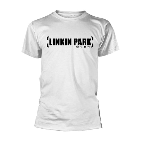 BRACKET LOGO (WHITE) - Mens Tshirts (LINKIN PARK)
