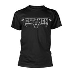 LOGO (GREY PRINT/BLACK TS) - Mens Tshirts (TESTAMENT)