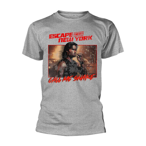 CALL ME SNAKE (GREY) - Mens Tshirts (ESCAPE FROM NEW YORK)