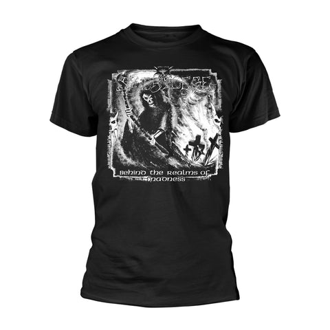 BEHIND THE REALMS OF MADNESS (BLACK) - Mens Tshirts (SACRILEGE)