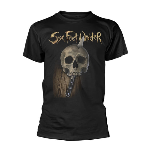 KNIFE SKULL - Mens Tshirts (SIX FEET UNDER)