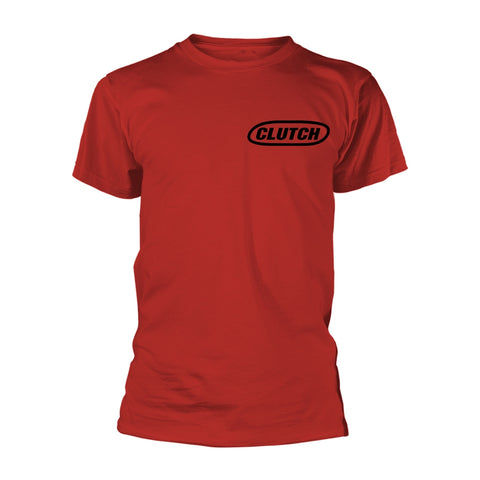 CLASSIC LOGO (BLACK/RED) - Mens Tshirts (CLUTCH)