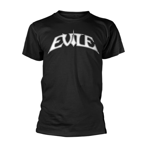 LOGO (BLACK TS/WHITE PRINT) - Mens Tshirts (EVILE)