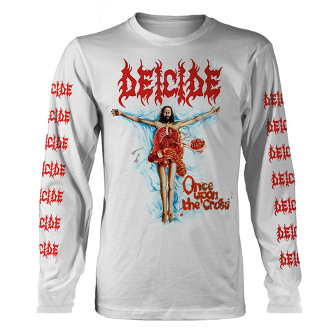 ONCE UPON THE CROSS (WHITE) - Mens Longsleeves (DEICIDE)