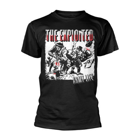 ARMY LIFE (BLACK) - Mens Tshirts (EXPLOITED, THE)