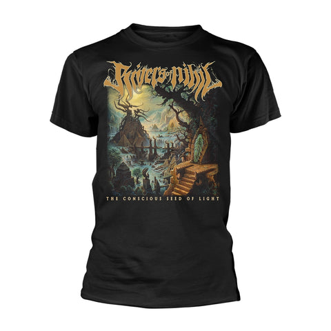 THE CONSCIOUS SEED OF LIGHT - Mens Tshirts (RIVERS OF NIHIL)