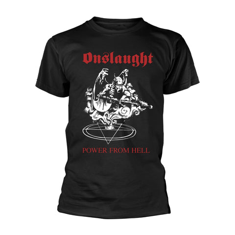 POWER FROM HELL - Mens Tshirts (ONSLAUGHT)