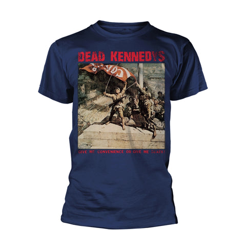 CONVENIENCE OR DEATH (NAVY) - Mens Tshirts (DEAD KENNEDYS)