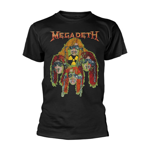 NUCLEAR GLOW HEADS - Mens Tshirts (MEGADETH)