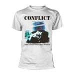 THE UNGOVERNABLE FORCE (WHITE) - Mens Tshirts (CONFLICT)