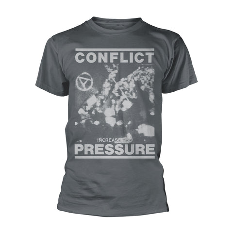 INCREASE THE PRESSURE (GREY) - Mens Tshirts (CONFLICT)