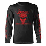 BLACK METAL (RED) - Mens Longsleeves (VENOM)