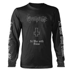 AT WAR WITH SATAN - Mens Longsleeves (VENOM)