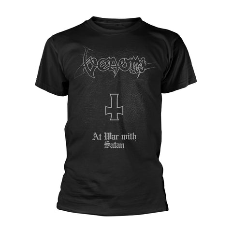 AT WAR WITH SATAN - Mens Tshirts (VENOM)