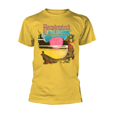WARRIOR ON THE EDGE OF TIME (YELLOW) - Mens Tshirts (HAWKWIND)