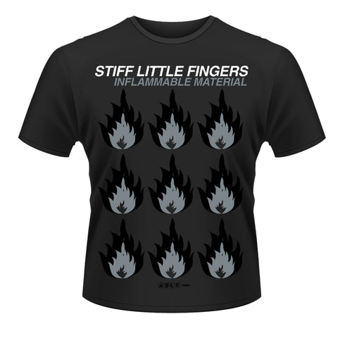 INFLAMMABLE MATERIAL - Mens Tshirts (STIFF LITTLE FINGERS)
