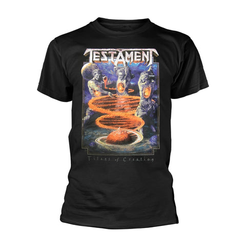 TITANS OF CREATION (COLOUR) EUROPE 2020 TOUR - Mens Tshirts (TESTAMENT)