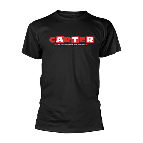 CARTER USM LOGO (BLACK) - Mens Tshirts (CARTER THE UNSTOPPABLE SEX MACHINE)