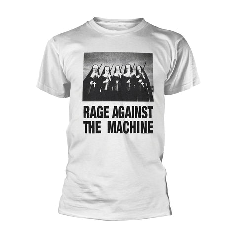 NUNS AND GUNS - Mens Tshirts (RAGE AGAINST THE MACHINE)