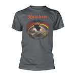 RISING DISTRESSED (CHARCOAL) - Mens Tshirts (RAINBOW)