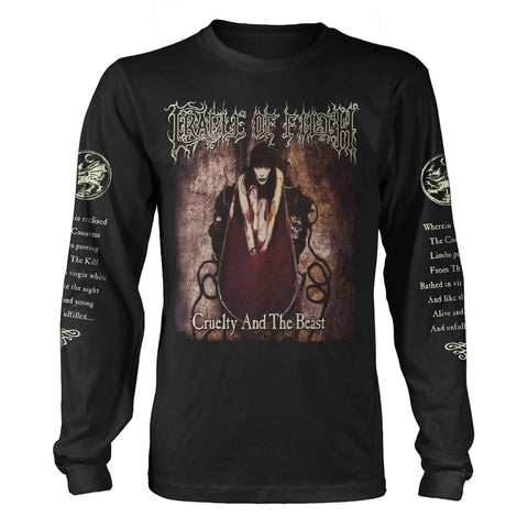 CRUELTY AND THE BEAST (2021) - Mens Longsleeves (CRADLE OF FILTH)