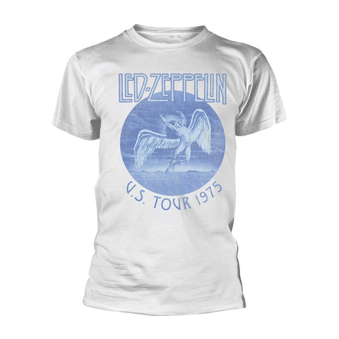 TOUR 75 BLUE WASH - Mens Tshirts (LED ZEPPELIN)