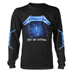 RIDE THE LIGHTNING (BLACK) - Mens Longsleeves (METALLICA)