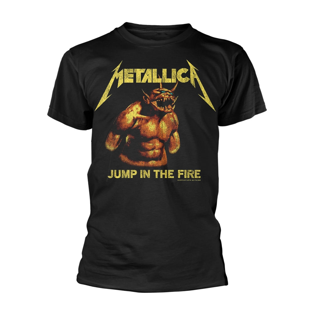 激レア　メタリカ　バンドTシャツ　Jump in the fire JUMP IN THE FIRE VINTAGE - Mens Tshirts (METALLICA) – Punk Rock Shop