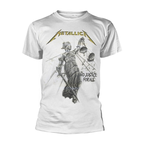 AND JUSTICE FOR ALL (WHITE) - Mens Tshirts (METALLICA)