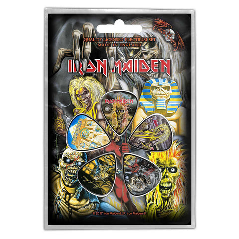 Iron Maiden - Pack of 5 Guitar Picks Earlier Albums