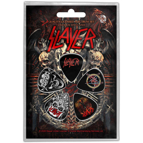 Slayer - Pack of 5 Guitar Picks Demonic