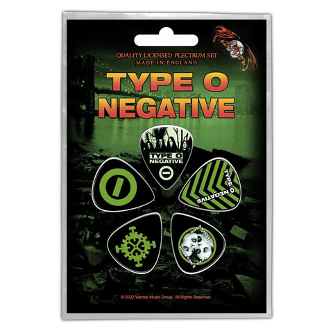 Type O Negative - Pack of 5 Guitar Picks World Coming Down