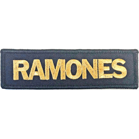 Ramones - Gold Seal Woven Patch