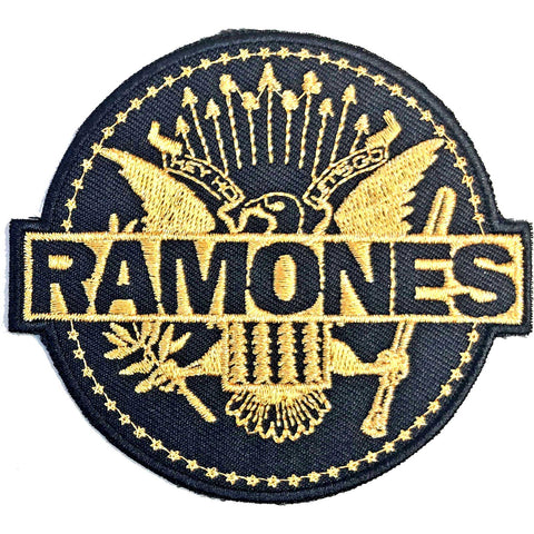 Ramones - Gold Seal Woven Patch