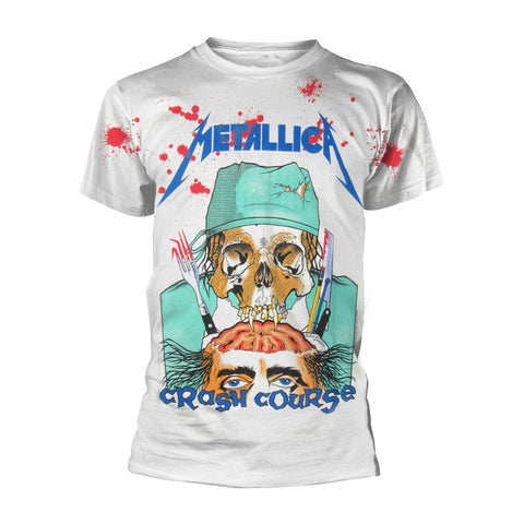 CRASH COURSE IN BRAIN SURGERY (ALL OVER) - Mens Tshirts (METALLICA)