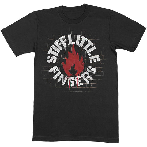 Stiff Little Fingers - Wall Mens T-shirt