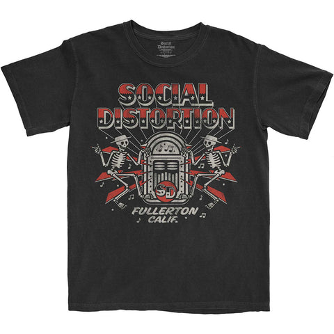 Social Distortion - Jukebox Skelly Men's Tshirt