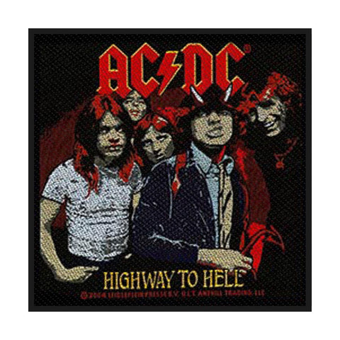 AC/DC - Highway to Hell Flames Woven Patch