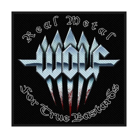 Wolf - Real Metal Woven Patch