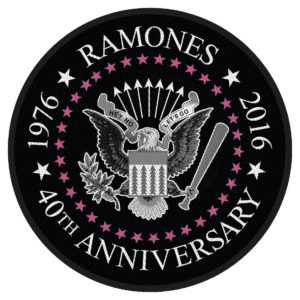 Ramones - 40th Anniversary Woven Patch
