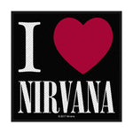 Nirvana  I LOVE NIRVANA (LOOSE) Woven Patche