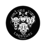 King 810 - Wolves Run Together Woven Patch