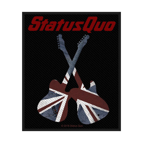 Status Quo - Guitars Woven Patch